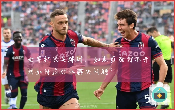 世界杯买足球时，如果页面打不开该如何应对和解决问题？