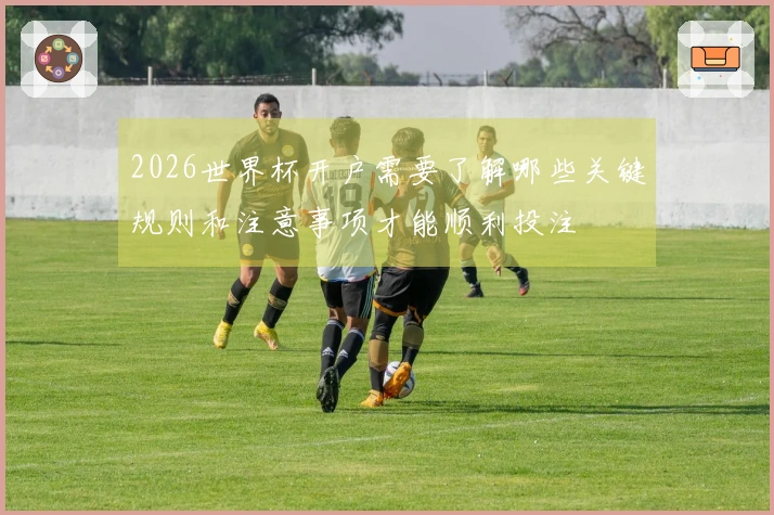2026世界杯开户需要了解哪些关键规则和注意事项才能顺利投注